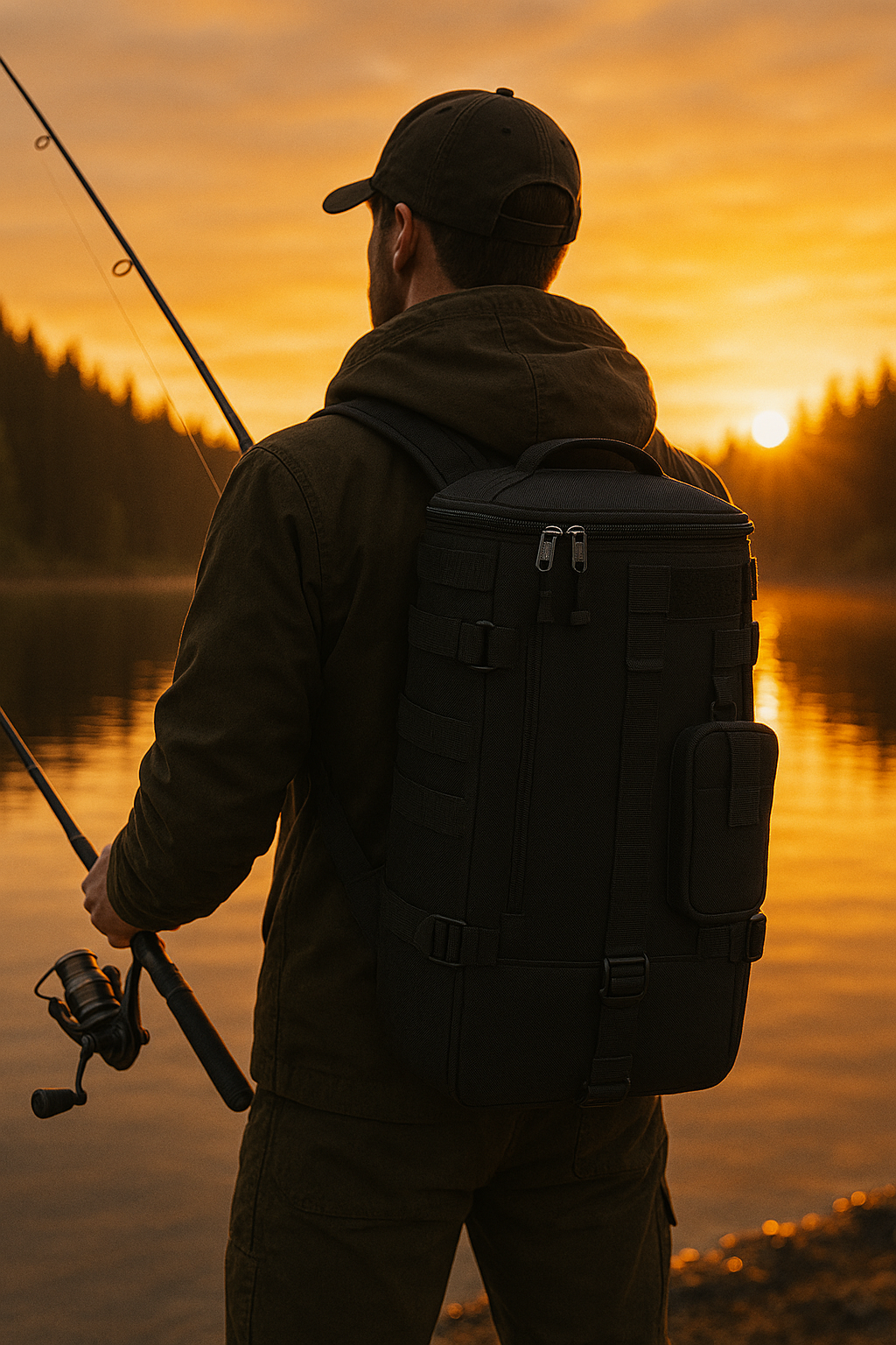 Fishing Pro Series Tactical Fishing Backpack